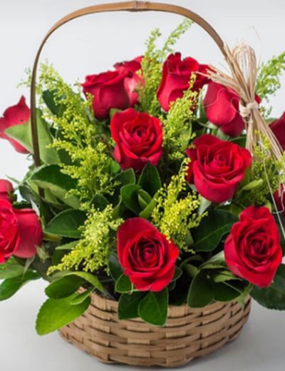 Cestas con rosas Cestas con rosas